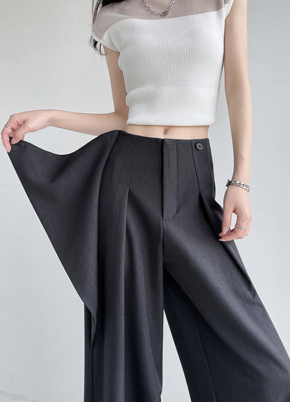 Lamoderoyale™ | Asimetrik Fit Yüksek Bel Palazzo Pantolon