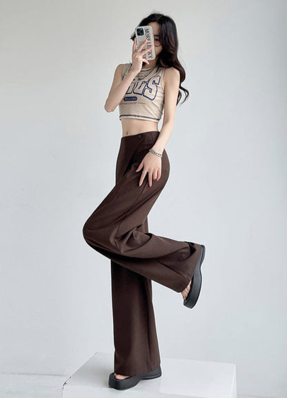 Lamoderoyale™ | Asimetrik Fit Yüksek Bel Palazzo Pantolon