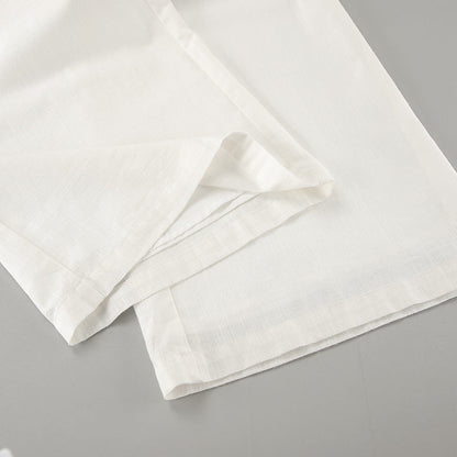 Lamoderoyale™ | White Linen Strapless Takım – İki Parça Yaz Seti