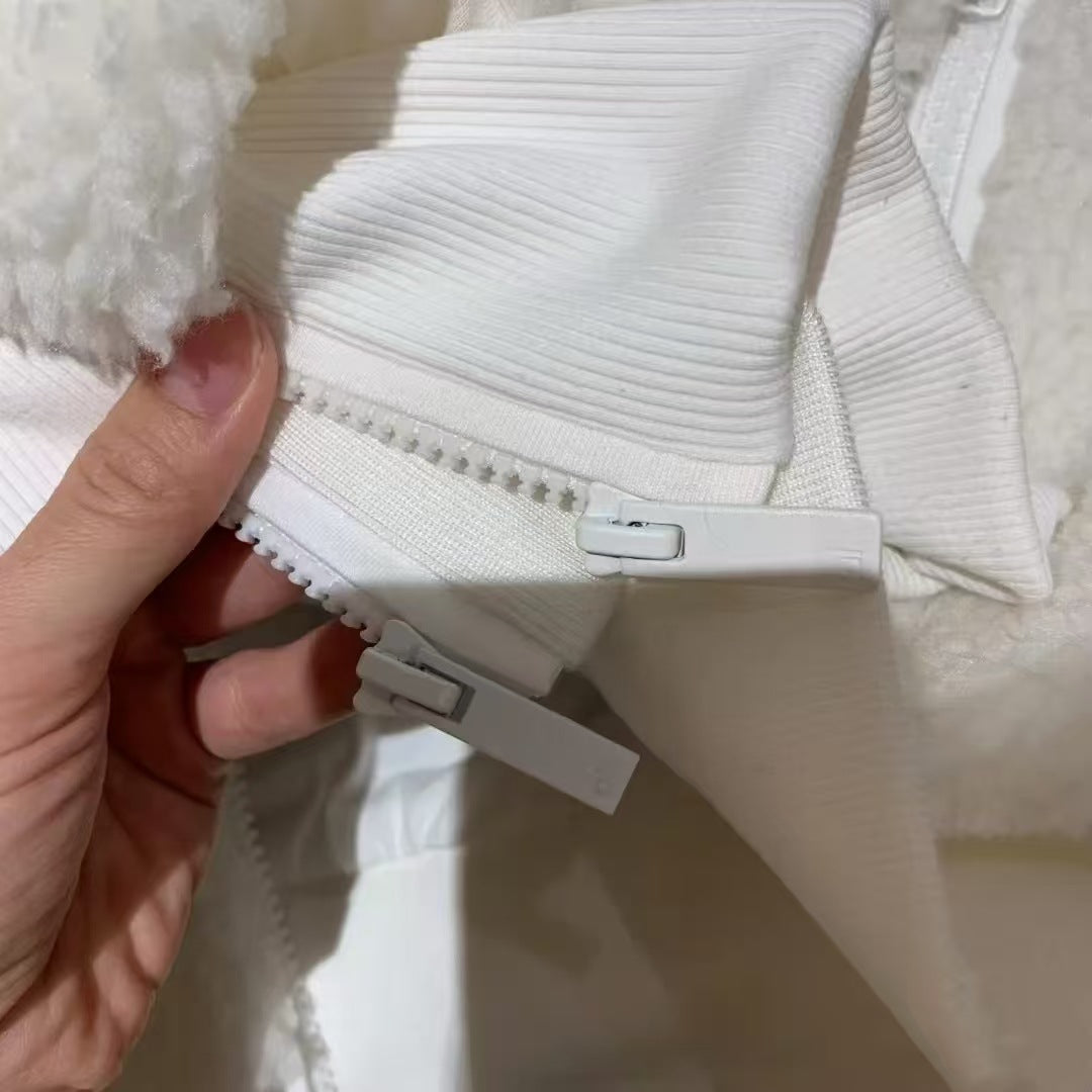 Peluş Polar Kadın Mont