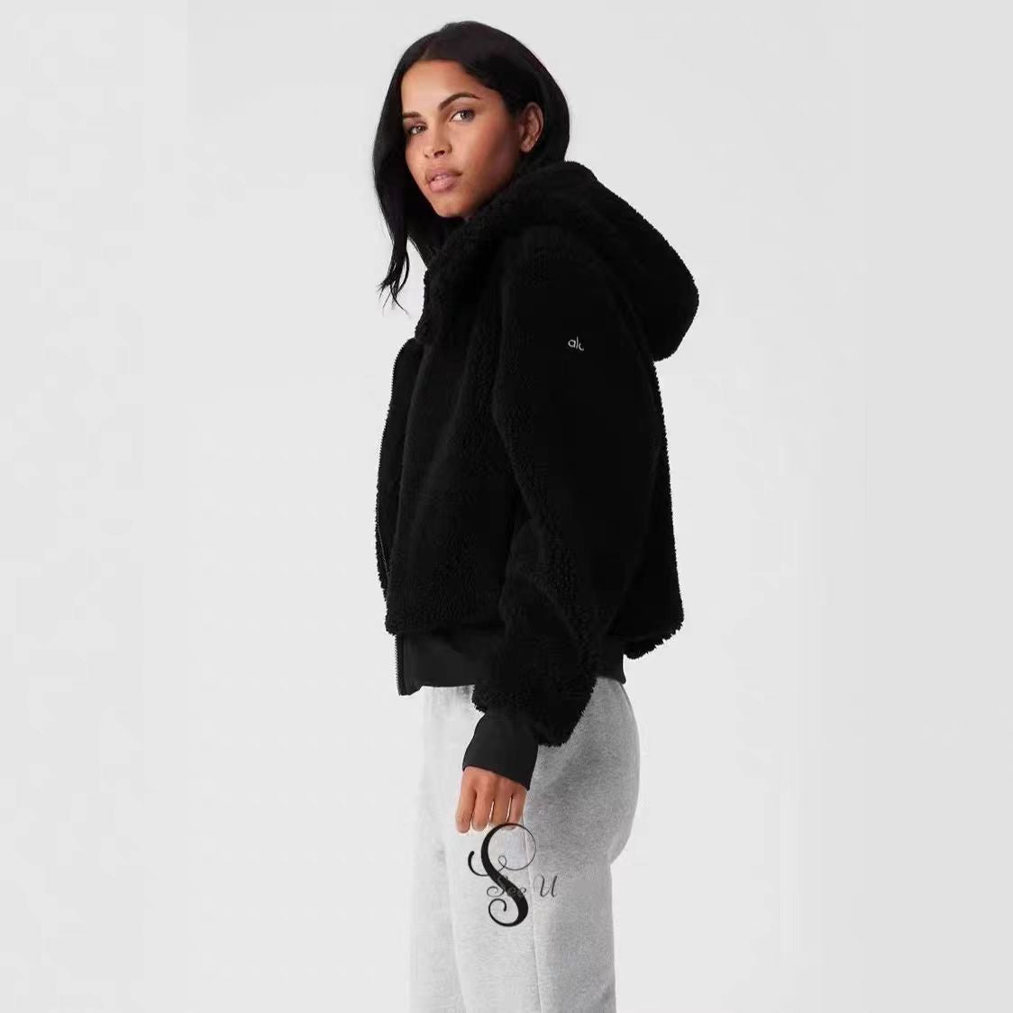 Peluş Polar Kadın Mont