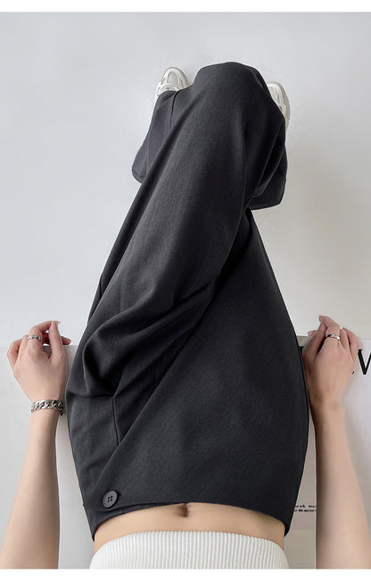 Lamoderoyale™ | Asimetrik Fit Yüksek Bel Palazzo Pantolon