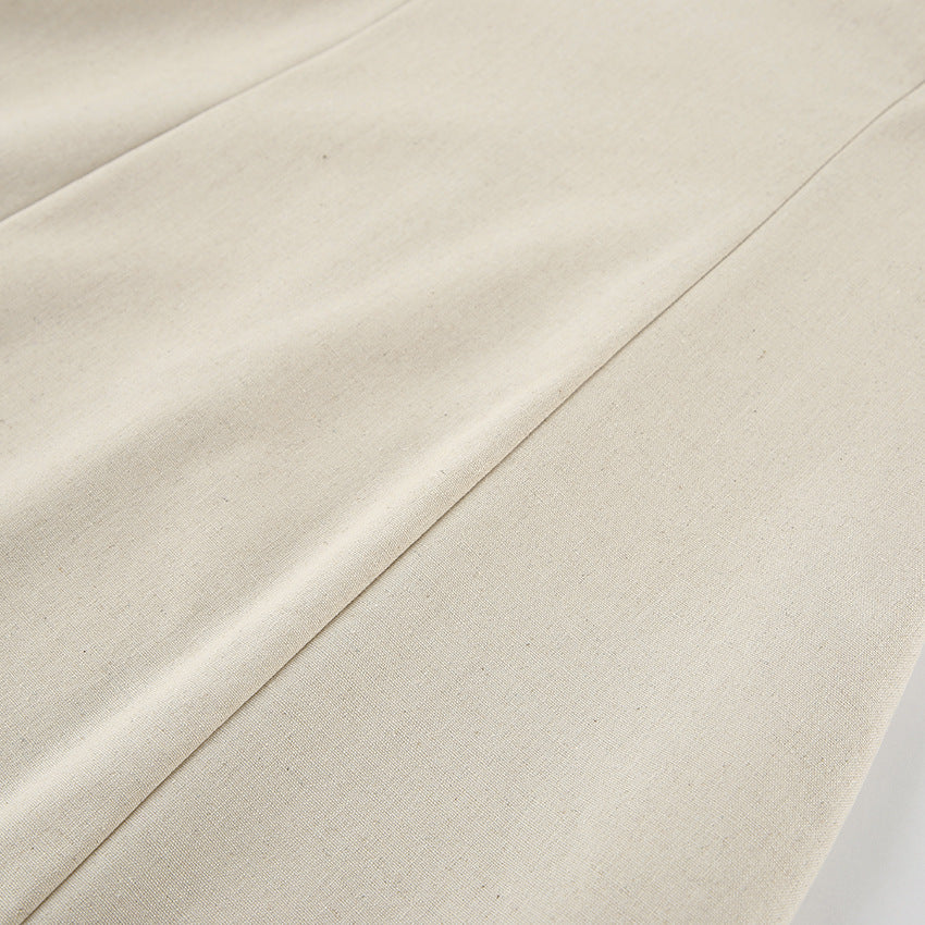 Lamoderoyale™ | Straplez Keten Elbise