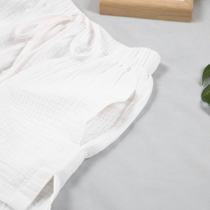 Lamoderoyale™ | Yazlık Uzun Kollu Şort Takım