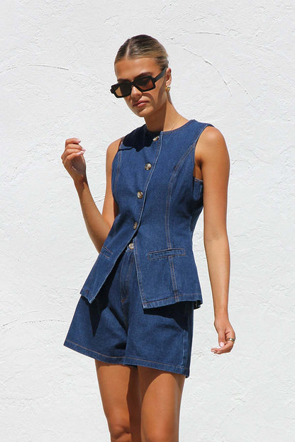 Lamoderoyale™ | Diana Denim İkili Takım