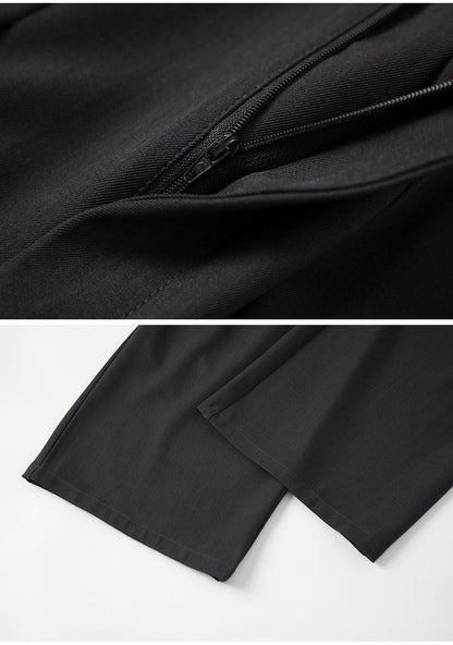 Lamoderoyale™ | Asimetrik Fit Yüksek Bel Palazzo Pantolon