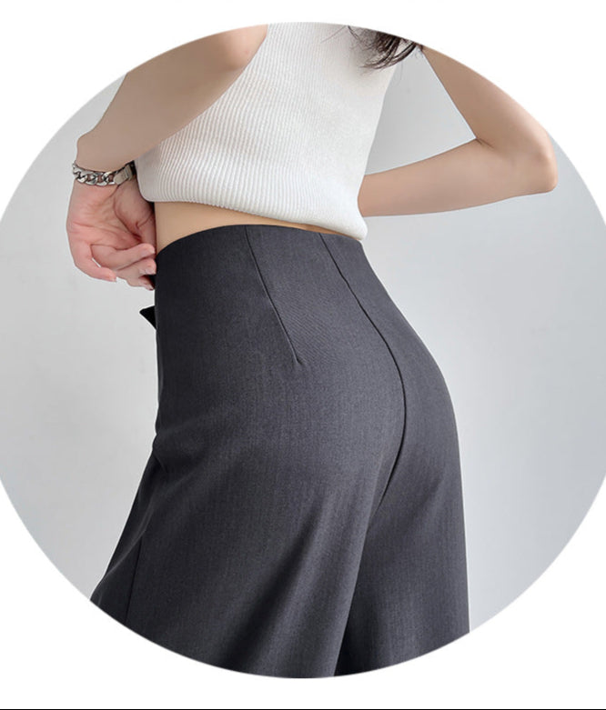 Lamoderoyale™ | Asimetrik Fit Yüksek Bel Palazzo Pantolon