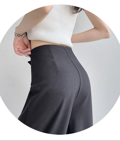 Lamoderoyale™ | Asimetrik Fit Yüksek Bel Palazzo Pantolon