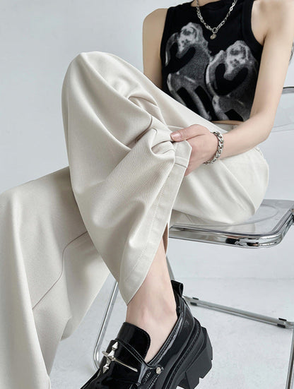 Lamoderoyale™ | Asimetrik Fit Yüksek Bel Palazzo Pantolon