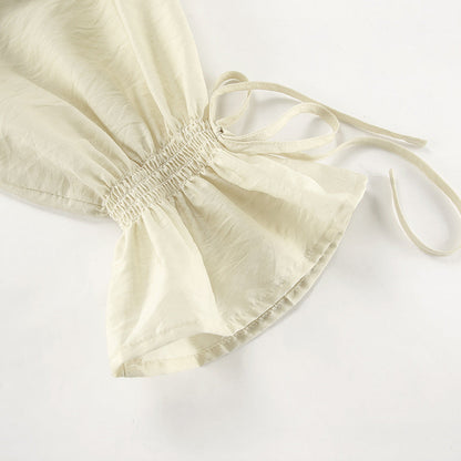 Lamoderoyale™ |  Fırfırlı Şortlu Takım – Natürel Şıklığın Yeni Yüzü!