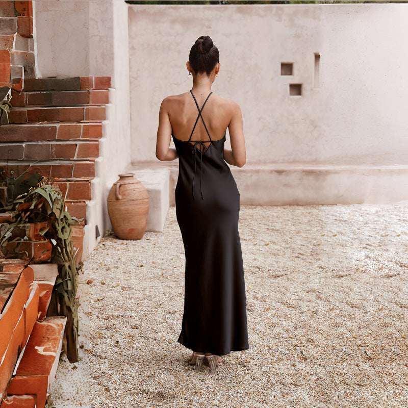 Lamoderoyale™ | SİERA Saten Elbise