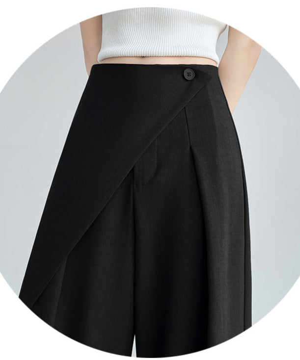 Lamoderoyale™ | Asimetrik Fit Yüksek Bel Palazzo Pantolon